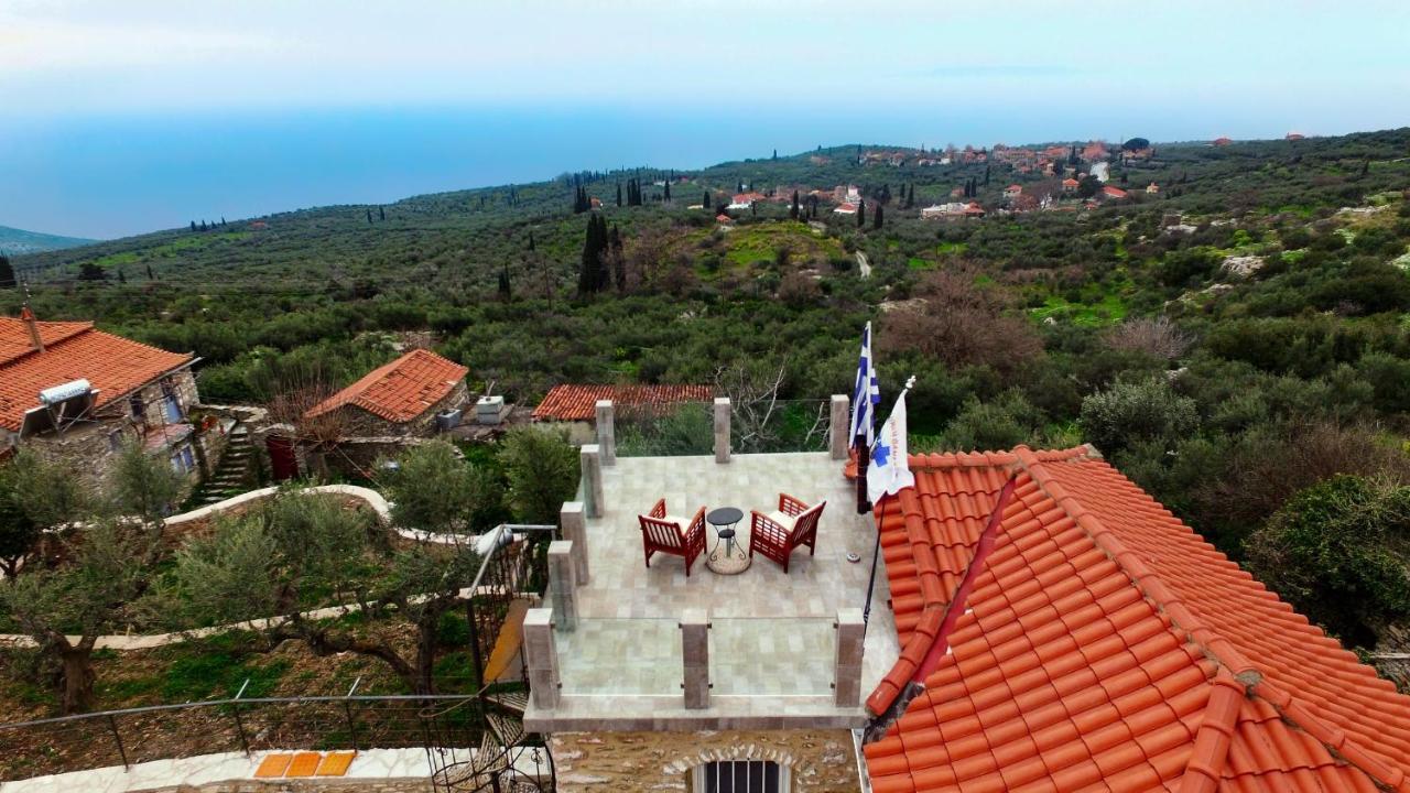 Villa Somatiana- Traditional Stone House , West Mani Thalámai Buitenkant foto